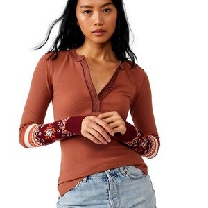 Free people long sleeve top